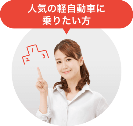 人気の軽自動車に乗りたい方