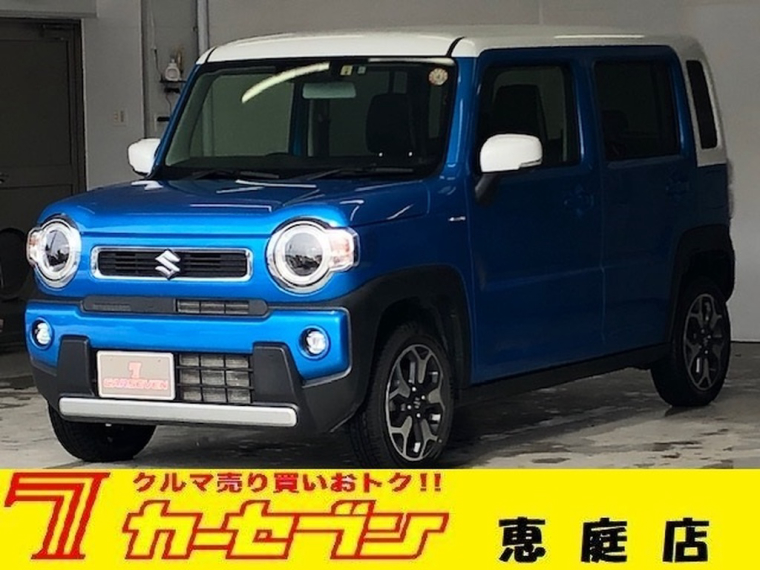 中古車カーリース スズキ ハスラー 年式 ブリスクブルーｍ ホワイト２トーンルーフ 走行距離kmの中古車リース 定額カルモくん 中古車版