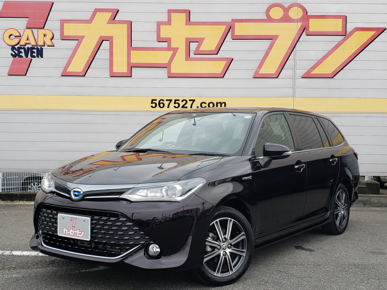 中古車カーリース トヨタ カローラフィールダー ハイブリッド 15年式 パープル 走行距離kmの中古車リース 定額カルモくん 中古車版
