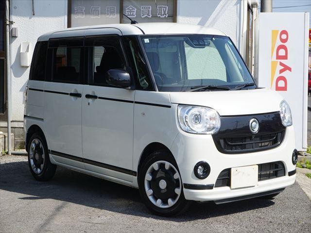 中古車カーリース ダイハツ ムーヴキャンバス 2019年式 パールホワイト