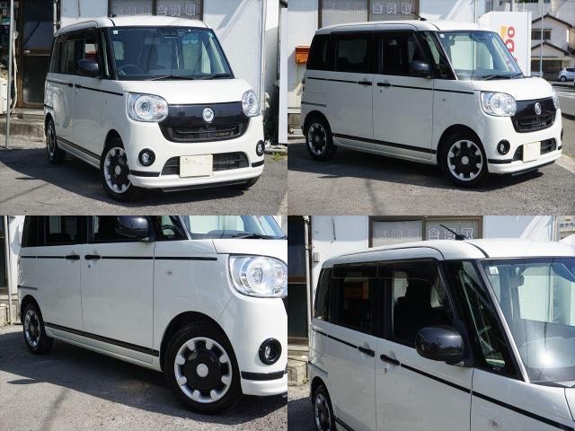 中古車カーリース ダイハツ ムーヴキャンバス 2019年式 パールホワイト