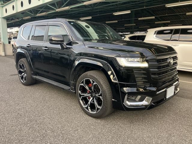 中古車カーリース トヨタ ランドクルーザー 2023年式 ブラック 走行